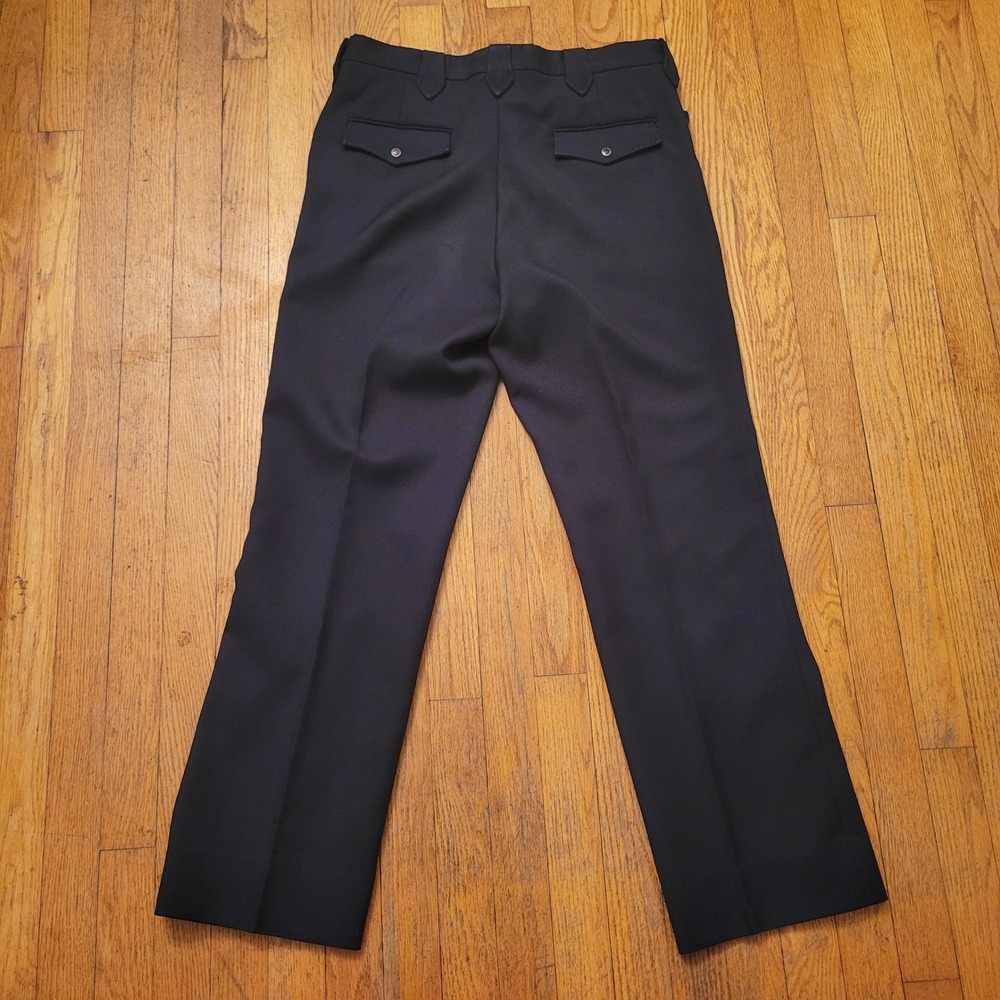 Mesquite Niver 34x31 Western Dress Pants Black Pearl Snap Vintage USA Rockabilly - Picture 4 of 7